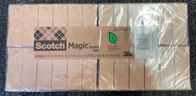 (48 Rolls) Scotch Magic Greener Tape, 3/4'' x 900''  812