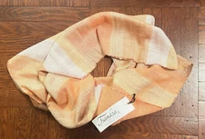 Hand dyed and handwoven bamboo inifnity scarf