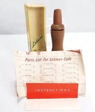 Vtg LOHMAN WOOD DUCK CALL=Original box/papers=#103
