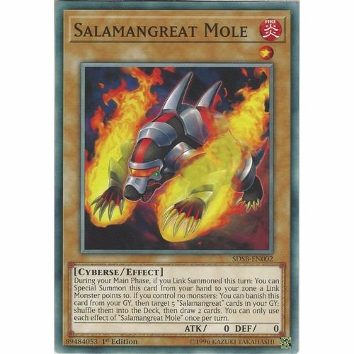 Yu-Gi-Oh! - Salamangreat Mole - SDSB-EN002 - Común - 1ª Edición - Baraja Estructura: Soulburner