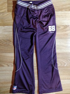 purple tracksuit pants