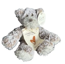 Plush Bear Demdaco Giving Collection Lovey Gray Brown Stuffed Animal Teddy Toy