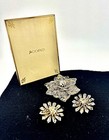 Coro Brooch Earrings Vintage In Original Box — photo 7