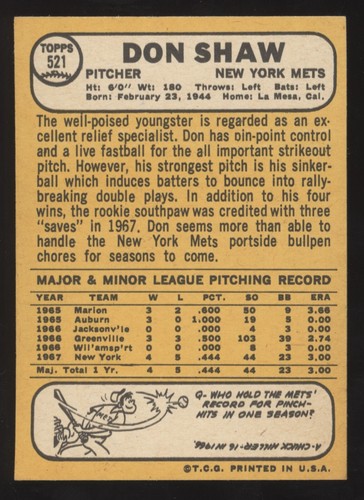 Set Builders: 1968 Topps 400-599 VG/EX & better, no creases, FREE shipping - Picture 241 of 374