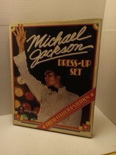 Michael Jackson Dress Up Set Colorforms 1984 Plastic Outfit New Sealed