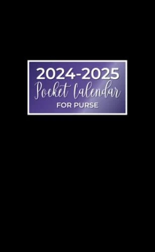 Pocket Calendar 2024-2025 For Purse: 24 Months | eBay