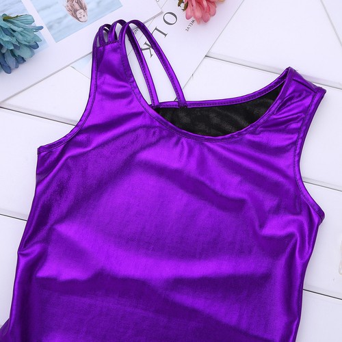 Girls Ballet Dance Costume Gymnastics Leotards Sports Leotard Dance Jumpsuits - Picture 5 of 41