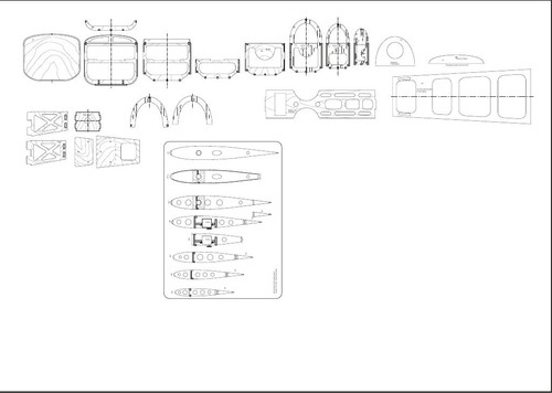 Extra 300 40 inch wing Scale RC AIrplane Printed Plans & Templates - Picture 4 of 5