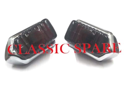 PAIR LUCAS L471 COMPLETE STOPTAIL LIGHTS FOR MORRIS MINOR WITHOUT BULB