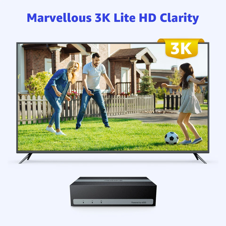 ANNKE 8CH 3K Lite 5in1 DVR 1TB SSD HD 5MP Video Recorder for TVI Security System - Image 3 of 4