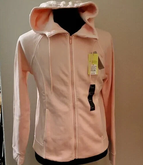 All In Motion Women s Full Zip Fleece Hoodie Blush Peach Color Size MEDIUM NEW
