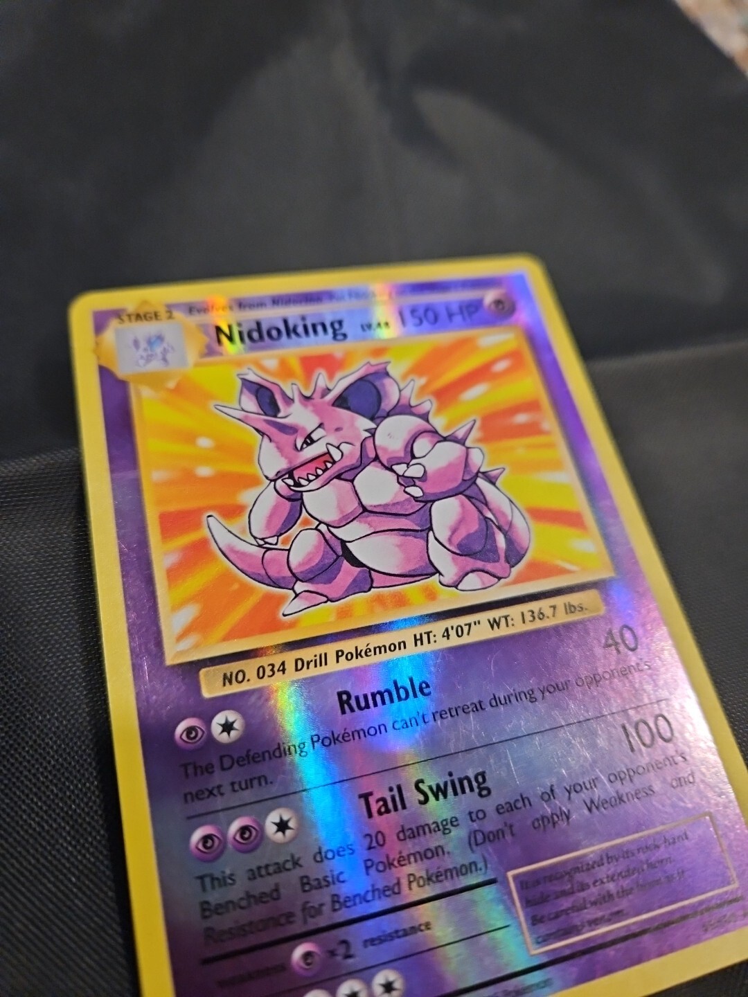 Nidoking, XY Evolutions, NM/M - Reverse Holo Foil - Rare, 45/108