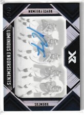 2018 Panini XR Football Luminous Endorsements ROYCE FREEMAN Auto /99! RC Auto!