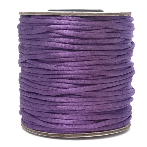 Rattail Kordel, 2 mm Nylon, Satinkordel, Faden Makramee Shamballa Kumihimo (R1) - Bild 17 von 33