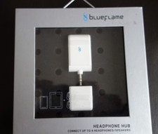 blueFlame HEADPHONE HUB CONNECT UP TO 4 HEADPHONES/SPEAKERS New