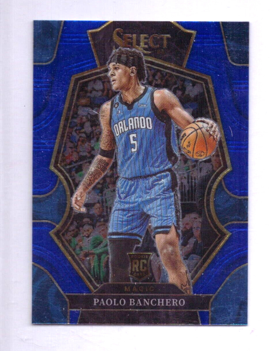 PAOLO BANCHERO 2022-23 SELECT RETAIL BLUE PREMIER LEVEL ROOKIE R/C Magic #169
