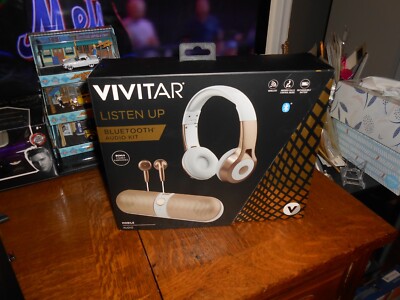 VIVITAR LISTEN UP BLUETOOTH AUDIO KIT MOBILE AUDIO FACTORY SEALED FREE SHIPPING!
