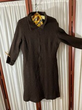 1970's Winter Dress by Berkshire-M- Chocolate Brown- SLEEK & CLASSY - SALE