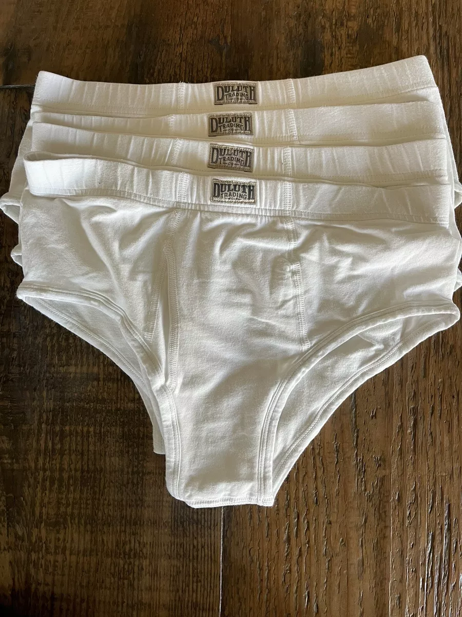 Duluth Trading Co. white briefs underwear Men Medium (34-36) Buy 1 ,2,3 or4  pair