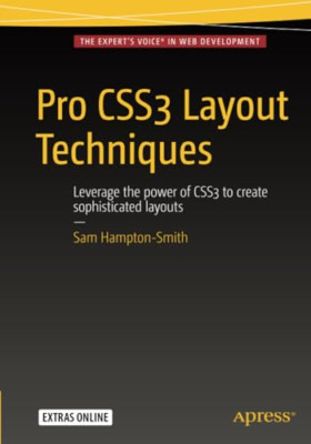 Pro CSS3 Layout Techniques - Paperback NEW Sam Hampton-Smi 27-Apr-16
