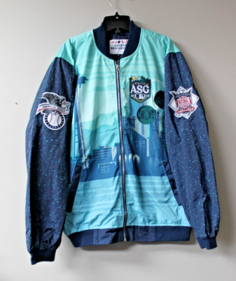 New MLB Seattle Mariners 2023 ALL STAR GAME embroidery zip up poly