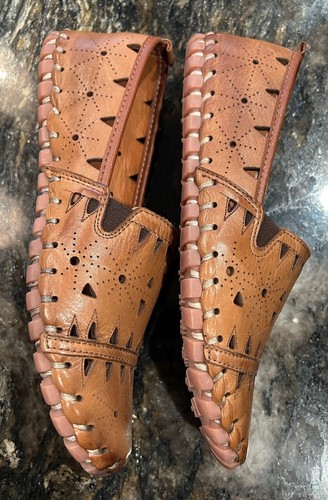 Coldwater Creek Fusaro Leather Flats by Spring Step 7 1/2 / 38 EU - Picture 4 of 5