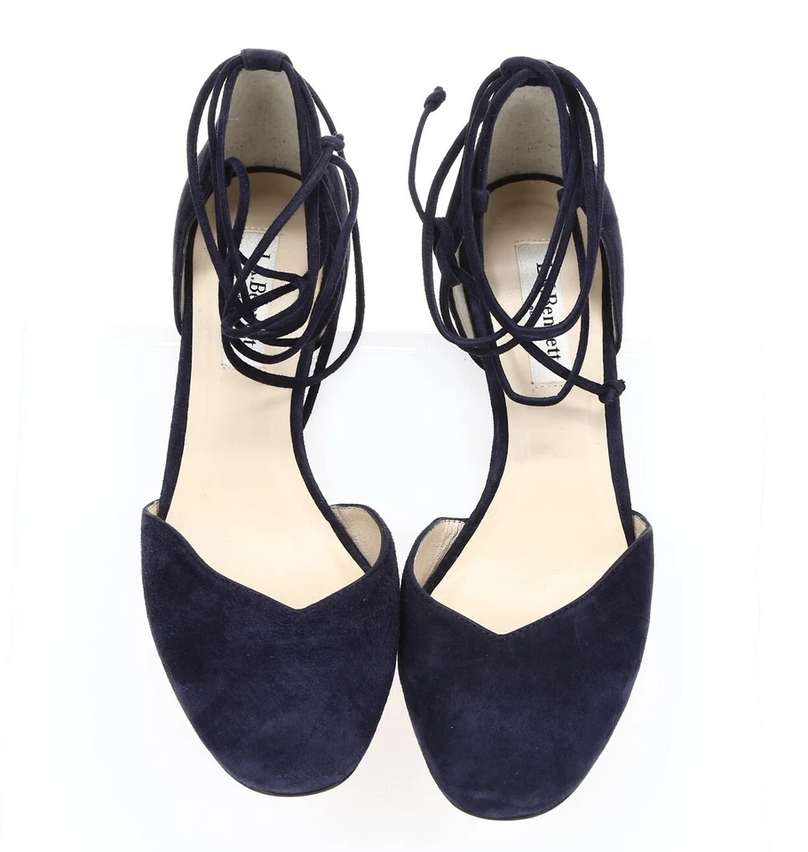 L.K. Zapatos de salón BENNETT para mujer 'Lali' azul marino gamuza con cordones talla 37 - 231453 Foto 4 de 4