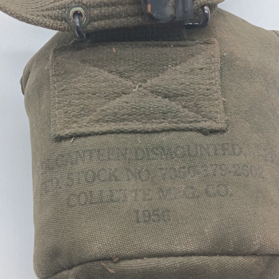 Vintage US Army Metal Canteen with US ARMY Field Belt eBay