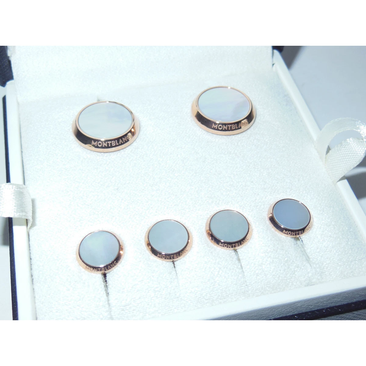 Montblanc Mother of Pearl/Abalone Cufflinks for Men for sale | eBay