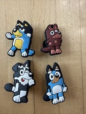 Bluey Dog Themed Shoe Charms Decorations For Crocs Accessories For Kids Set of 4