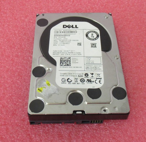 Dell 2G4HM 02G4HM 3.5" 2TB SATA LFF 3Gbps 7.2K 7200RPM Hard Drive - Picture 8 of 8