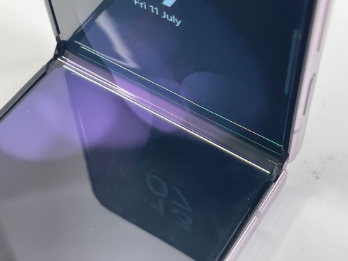 Samsung Galaxy Z Flip5 SM-F731B 256GB Lavender Unlocked Poor Condition Works 114 - 第 6/24 張圖片