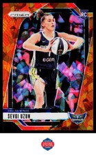 2024 Panini Prizm WNBA #92 Sevgi Uzun Ice Orange Prizms
