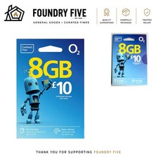 Official O2 Pay As You Go SIM Card - Instant Activation, No Contracts Required