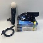 PS3 PlayStation Move Bundle : Eye Camera + Controller + Starter Disc + 4 Games