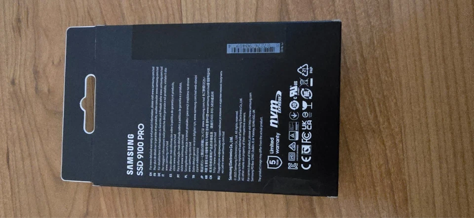 Nuevo en caja precintada. Samsung SSD 9100 PRO 4TB PCIe 5.0x4 M.2 2280 MZ-VAP4T0B/AM Foto 3 de 3