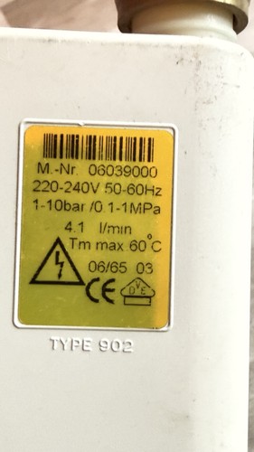 Geschirrspülmas​chine aquastop -Typ 902  M.-Nr. 06039000