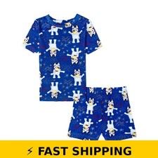 Bluey Toddler Viscose Pajama Set, 2-Piece, Sizes 12M-5T