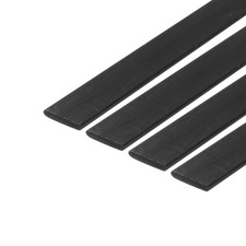 4 Pcs Carbon Fiber Strip 1x6mm 500mm Length Pultruded Flat Carbon Fiber Bars