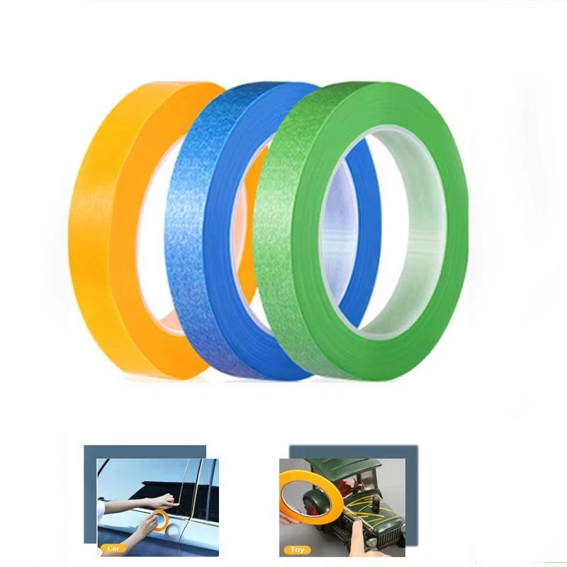 Masking Tape Adhesive Painting Masking Tape Textured Paper Car Paint Decoration - Image 2 of 4