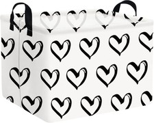 FXOLCSHE Valentines Day Gift Basket Empty,Baby Girl Baskets,Gift basket Black