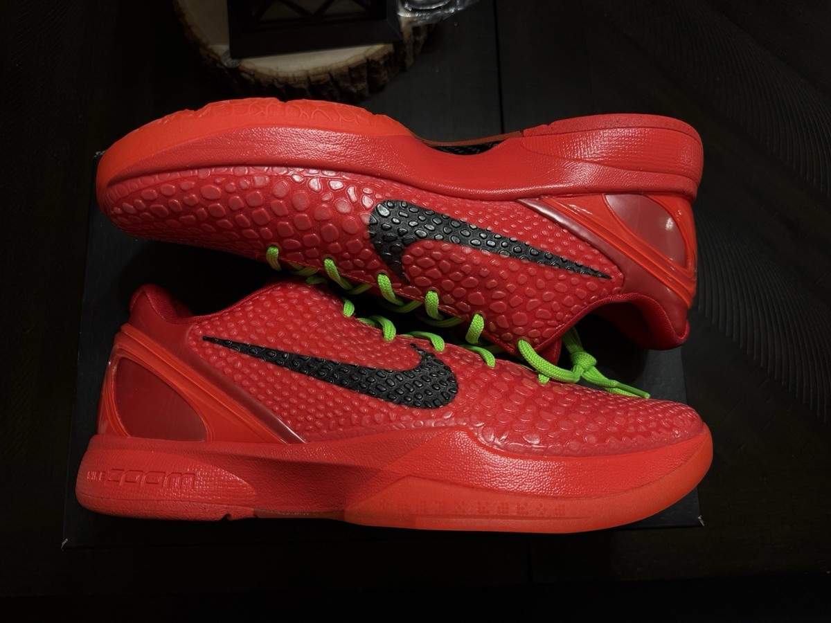 Kobe Protro Low Reverse Grinch Men's Size Nike Zoom