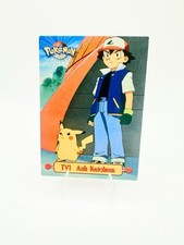 Ash Ketchum [Rainbow] #TV1 Prices | Pokemon 1999 Topps TV