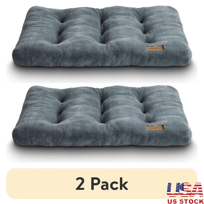 Large Dog Bed Super Plush Tufted Machine Washable Cozy Sleeping Area Pets New