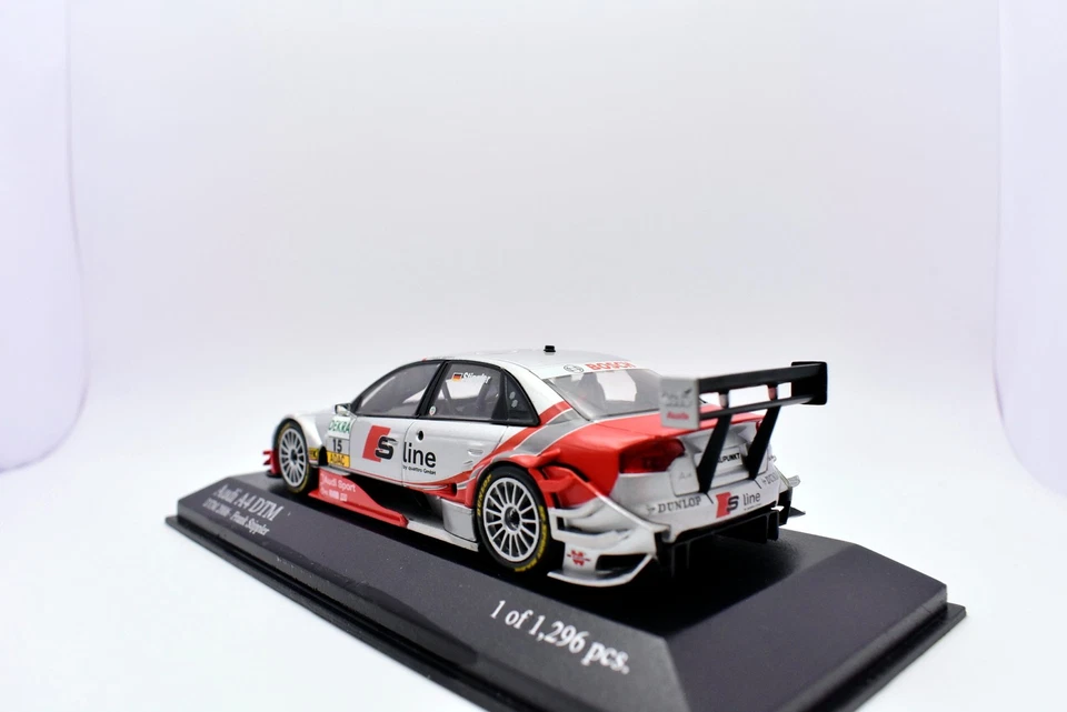 Modellino auto Audi A4 DTM Minichamps racing collection 1:43 diecast modellismo - Immagine 4 di 4