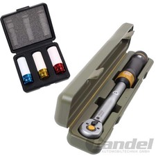 PROXXON DREHMOMENTSCHLÜSSEL 40-200Nm 530mm 1/2" mit KRAFT FELGENNUSS SET 3tlg.