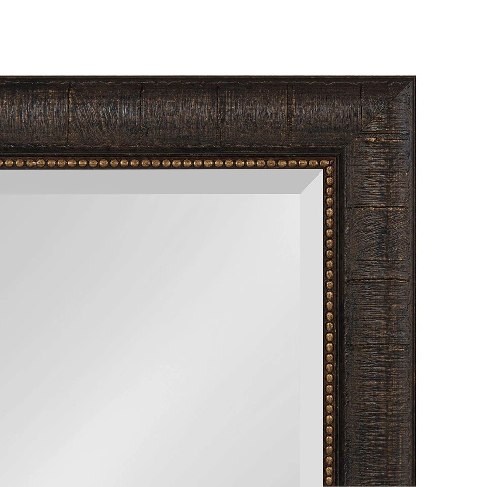 Aldridge Framed Decorative Rectangle Wall Mirror, 22 x 28, Bronze - Image 3 of 4