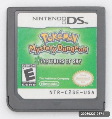 Nintendo DS Pokemon Mystery Dungeon Explorers of Sky - Tested - Loose