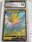 Surfing Pikachu V 008/025 Celebrations Holo CGC 10 Gem Mint Pokemon 2021