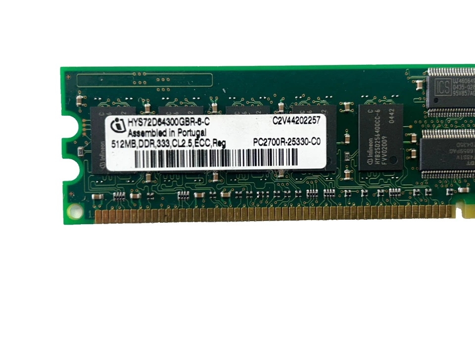 IBM 512MB DDR-333MHz CL2.5 ECC Registered Server Memory Module - Image 3 of 3